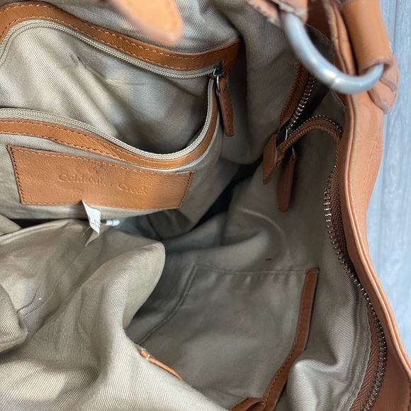 Coldwater Creek Brown Tan Real Leather Purse - Picture 16 of 16